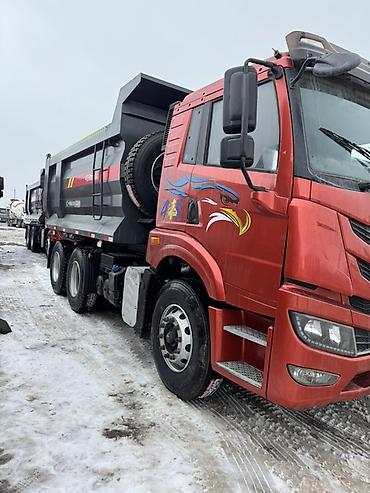 Другой строительный транспорт: Самосвал FAW (китайский бренд), колесная формула красная кабина — 4