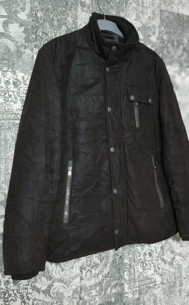 deri pencekler: Kurtka, Dəri, Qış, 2XL