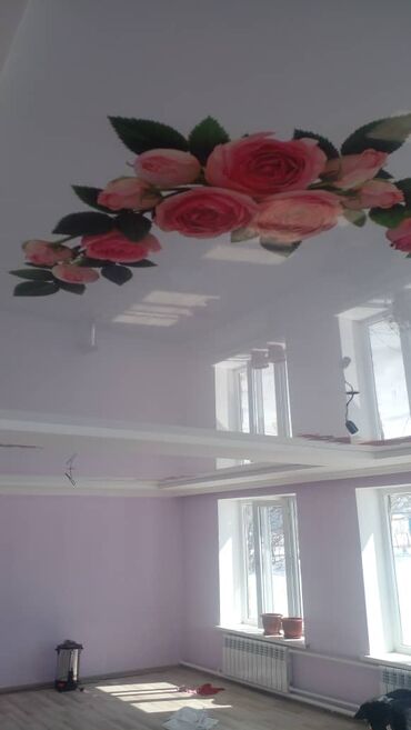 Натяжной потолок: Натяжной потолок Глянцевое, Матовое, 3D потолки Бесплатный замер, Гарантия, Монтаж — 14