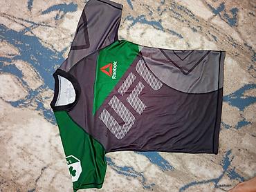 Futbolkalar: Futbolka, Reebok, L, rəng - Boz — 1