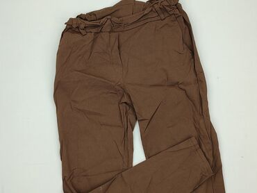 legginsy eko skóra push up: Material trousers for women, size L (EU 40)