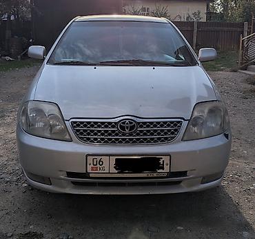 Toyota: Toyota Corolla: 2002 г., 1.6 л, Кол менен иштөөчү, Бензин, Седан — 1