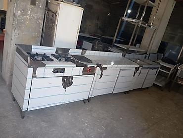 kafe stolları: Peşəkar mətbəx avadanlıqları – qaz və tok (elektrik) peçi, iş səthi və — 2
