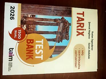 Testlər: Məhsul: “Tarix – Test Bank” (TAİM nəşri) - İlin buraxılışı: 2026 - — 1
