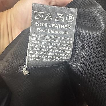 dağ geyimleri: QAN markalı qadin üçün dəri pencək - Material: 100% həqiqi dəri (Real — 2