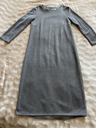 ganteli 5 kg: Повседневное платье, Made in KG, Осень-весна, Длинная модель, Кашемир, 2XL (EU 44)