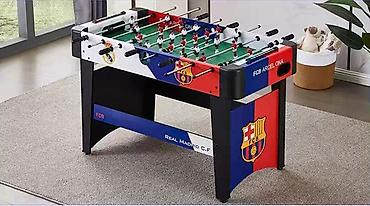 real: Настольный футбол (кикер) с клубной символикой FC Barcelona и Real — 1