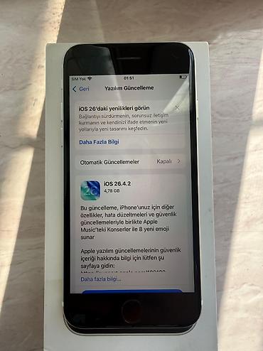 Apple iPhone: IPhone SE 2020, 128 GB, White Titanium, Barmaq izi — 3