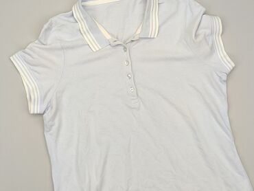 t shirty z dekoltem v: Футболка поло, Marks & Spencer, 2XL, стан - Хороший