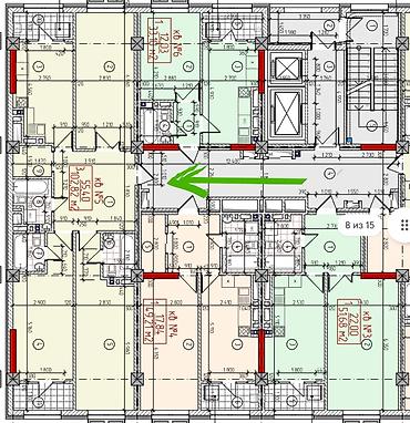 Продажа квартир: 3 комнаты, 103 м², Элитка, 2 этаж, Готовая ПСО (под самоотделку) — 8