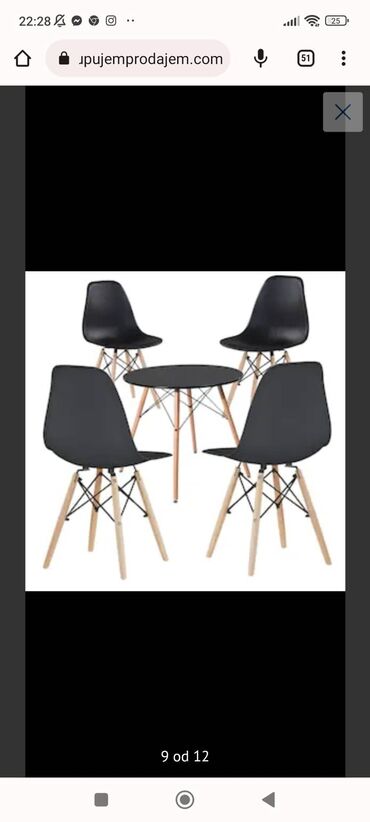 Setovi stolova i stolica: Potpuno novi prejaki stolovi u fabrickom pakovanju Dostupni u na lalafo.rs — 2 Setovi stolova i stolica: Potpuno novi prejaki stolovi u fabrickom pakovanju Dostupni u — 2