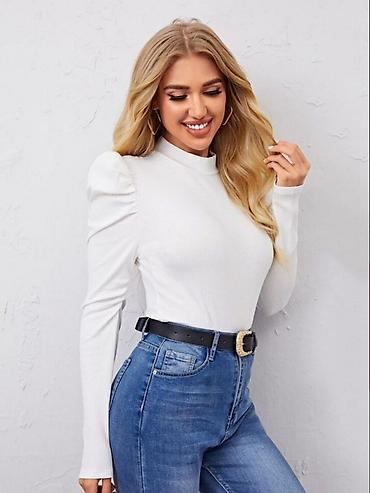 Rolke: Bluze sa elastinom. Crna,kajsija,zuta,tamno — 10