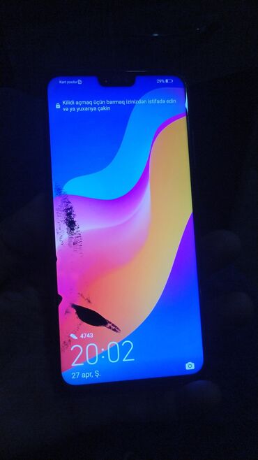 telefon fly ezzy 4: Honor 8X, 64 ГБ, цвет - Синий, Сенсорный, Две SIM карты