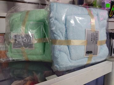 текстиль для дома: Продаю новые полотенца 2в1 большой и маленький