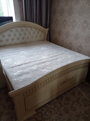 мебель в кара балте: Двуспальная Кровать, Б/у