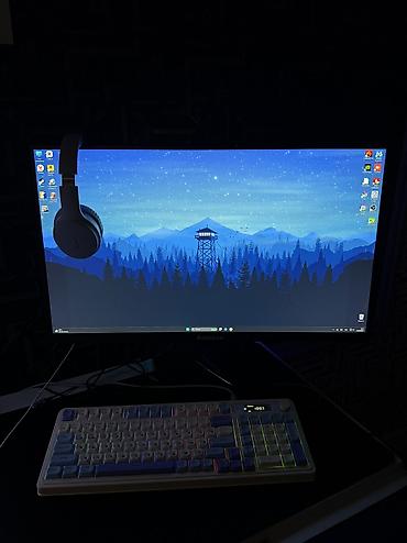 монитор 40: Компьютер, ядер - 8, ОЗУ 16 ГБ, Игровой, Б/у, AMD Ryzen 7, NVIDIA GeForce RTX 5060, SSD — 4