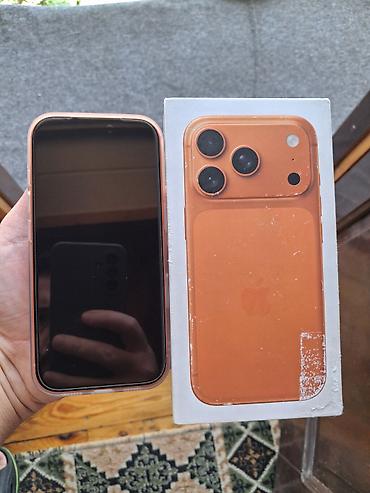 trade in iphone бишкек: IPhone 17 Pro, Б/у, 256 ГБ, Оранжевый, Коробка, 100 % — 3