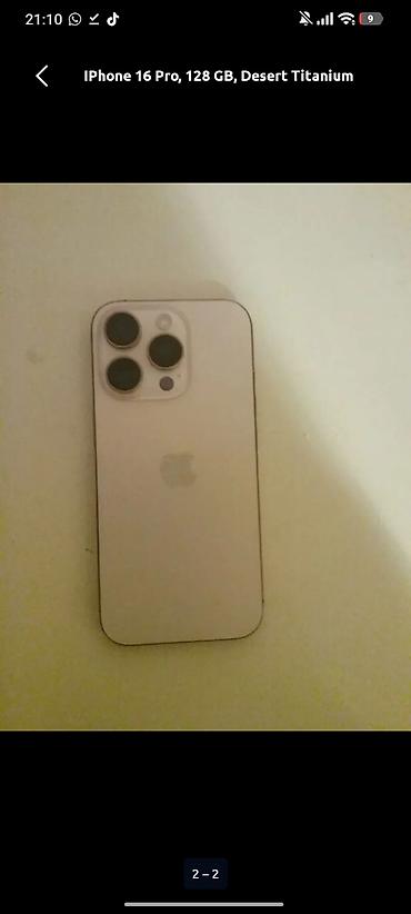12 pro max case: IPhone 16 Pro, 128 GB, Desert Titanium, Face ID — 3