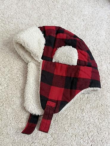 детский пижамы: Детская зимняя шапка-ушанка Carter’s - Размер: 2T–4T (на ярлыке) - — 1