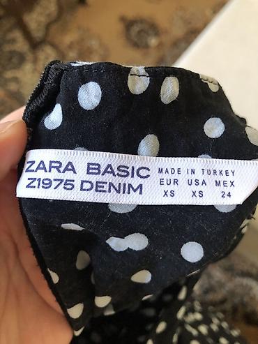 bas ortuyu: ZARA BASIC Z1975 kolleksiyasından qadın donu. - Rəng və naxış: qara — 4