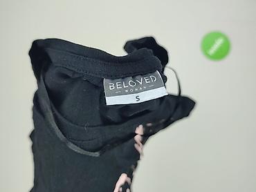 bluzki czarne basic: Beloved, T-shirt damski, rozmiar S — 5
