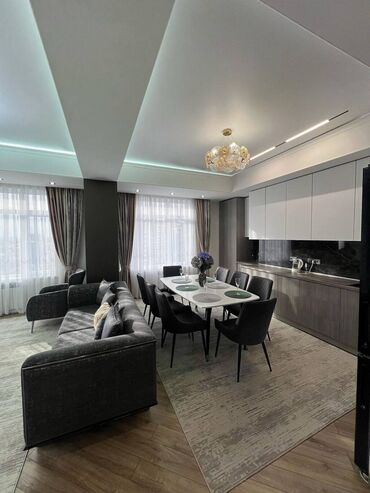 сдается квартира в кара балте: 4 комнаты, 112 м², Элитка, 10 этаж, Дизайнерский ремонт