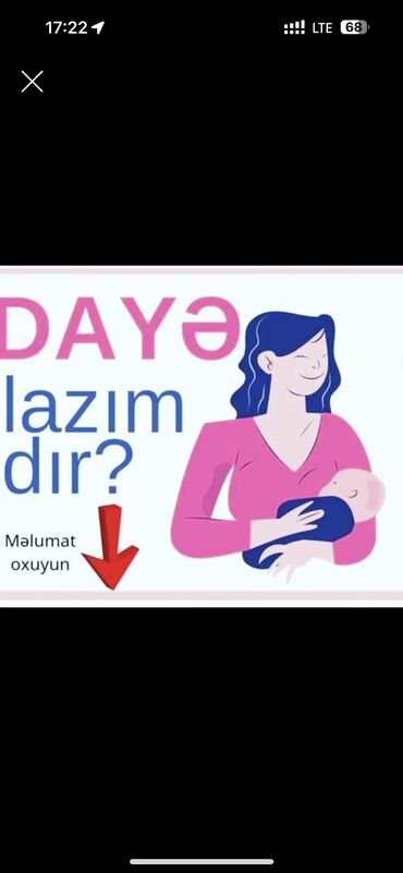 Dayələr: Xatai metrosu yaxinliginda yerlesen eve iki usaga baxmaq ucun daye