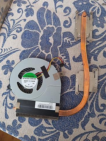 Noutbuk soyutma sistemi – fan + mis istilik borusu və radiator -
