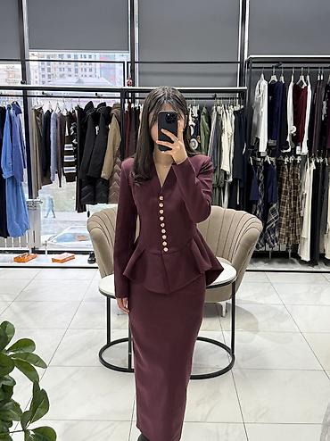 Повседневные платья: Повседневное платье, Турция, Осень-весна, Длинная модель, Трикотаж, Прямое, S — 6