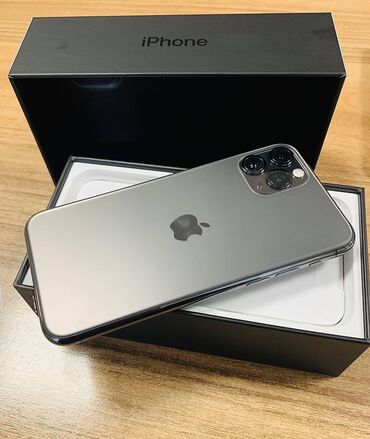 Apple iPhone: IPhone 11 Pro, Колдонулган, 256 ГБ, Black Titanium, Куту, 73 %