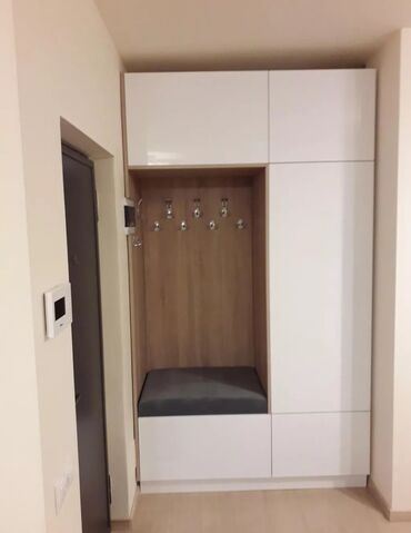 Sifarişlə dolablar: Düz dolab, Dəhliz üçün, Paltar üçün, Açılan, Quraşdırıla bilən, 4 qapılı — 4