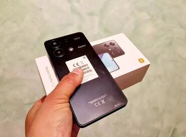 новые редми: Redmi, Redmi Note 13, Б/у, 256 ГБ, цвет - Черный, 2 SIM, eSIM