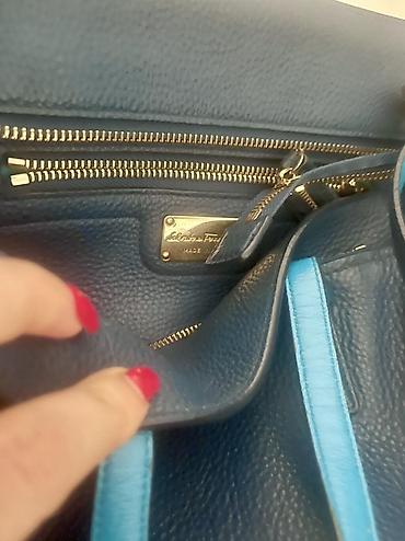 Çantalar: Salvatore Ferragamo original qadın çantası - Material: həqiqi dənəli — 2