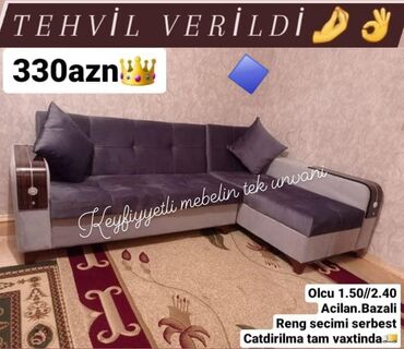 delloro mebel 990 azn: Künc divan