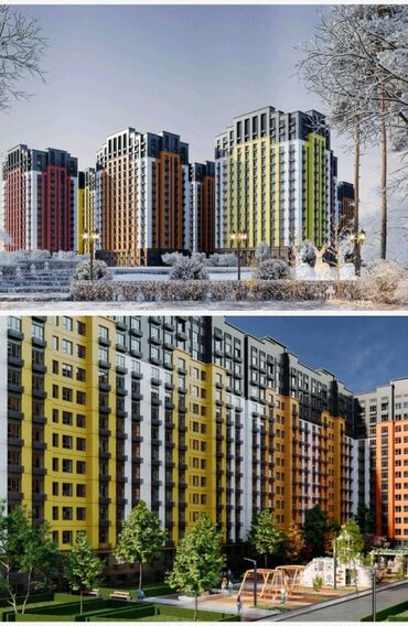 продажа квартир в бишкеке без посредников 2022: 1 бөлмө, 46 кв. м