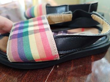 Детская обувь: Burberry uşaq sandal çifti - Brend: Burberry (etiket: “Burberry — 3