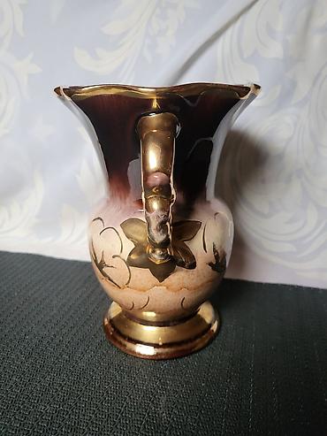 Stare vaze i dekor: Vaza iz 1949 do 1990g.Nemacka- rucni rad. Vaza perfektna, rucni — 5