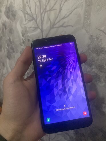 samsunq a: Samsung Galaxy J4 2018, 2 GB, rəng - Qara, Sensor, İki sim kartlı