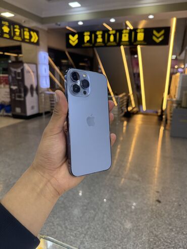 корпус iphone xr в стиле iphone 13: IPhone 13 Pro Max, Колдонулган, 256 ГБ, Көгүлтүр, Коргоочу айнек, Бөлүп төлөө менен, 94 %