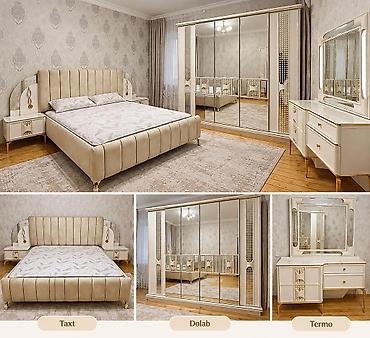 İkinəfərlik çarpayı, Dolab, Termo, 2 tumba, İşlənmiş