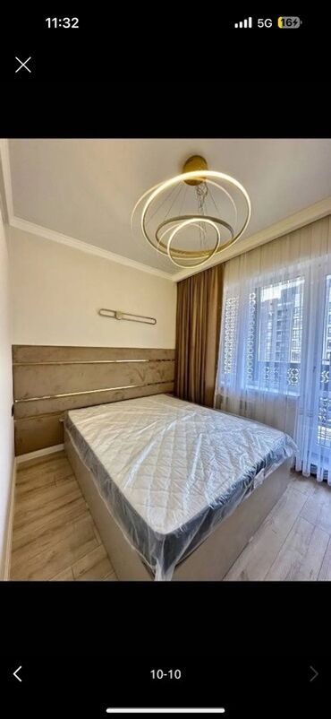 суточная квартира политех: 1 бөлмө, 53 кв. м, Элитка, 7 кабат, Дизайнердик ремонт
