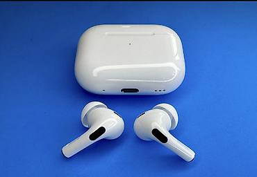 airpods 2 original: Yeni Simsiz (Bluetooth) Qulaqcıqlar, Apple, rəng - Ağ — 2