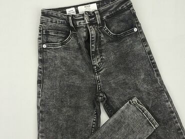 bershka jeansy: Jeansy, Bershka, 2XS, stan - Dobry