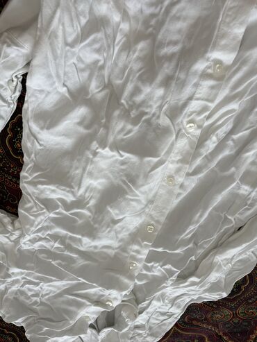 длинная белая рубашка женская: Рубашка, Классическая модель, Турция