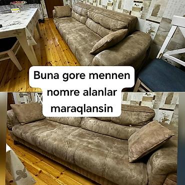 kitab refi satilir: Yataq dəsti satılır – 320 ₼. Dəstə ağ rəngli yumşaq başlıqlı çarpayı — 2
