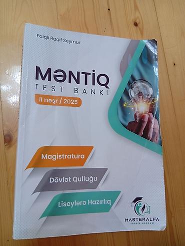Тесты: Məntiq test bankı 2025 magistratura üçün — 1