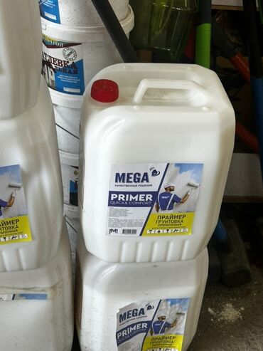 Лак: Канистра с грунтовкой «MEGA PRIMER» для подготовки поверхностей перед