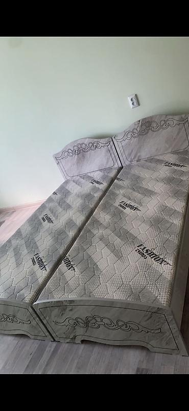 детские мебель: Двуспальная кровать, Б/у, Каркас без матраса, длина - 180 см — 6