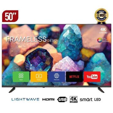 тв тюнер для телевизора: Телевизоры LIGHT WAVE: LW S5000-T2S2 - 27 000 сом. На 50" дюйм LW