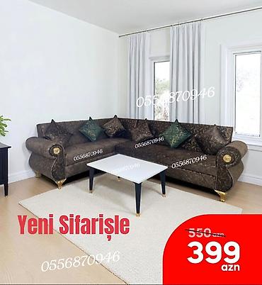 Divanlar: Künc divan, Yeni, Açılmayan, Bazasız, Parça, Şəhərdaxili pulsuz çatdırılma — 1